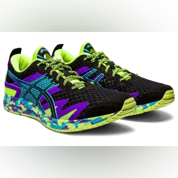 ASICS Gel Men’s Noosa Tri 12 Black Multicolor Running Shoes - Picture 1 of 12